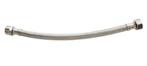 SOMATHERM FOR YOU - Sanitärverbindungsschlauch gerader Zapfen 20/27 (3/4') - gerade Drehmutter weiblich 20/27 (3/4') - Länge 70 cm - DN10 von SOMATHERM FOR YOU