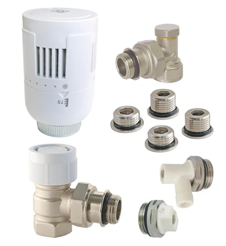 SOMATHERM FOR YOU - Set mit Thermostatkopf T303 Universalwinkel komplett von SOMATHERM FOR YOU