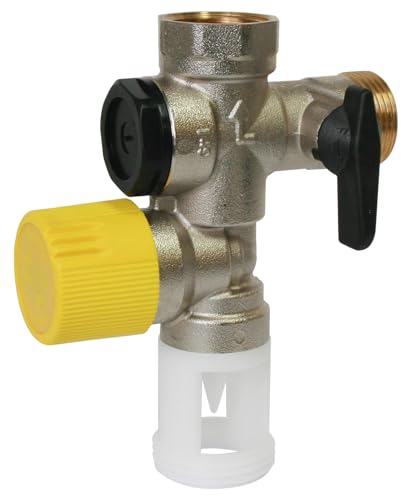 SOMATHERM FOR YOU - Sicherheitskonzernzentrale Teflon NC 20/27 (3/4 ‚‘) für hartes Wasser mit einem geraden Luft Wache von SOMATHERM FOR YOU