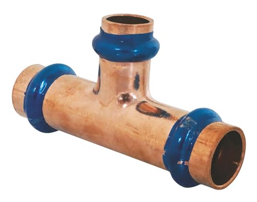 SOMATHERM FOR YOU - T-Stück mittig reduziert Kupfer Pressfitting FFF Ø16 Ø12 Ø16 von SOMATHERM FOR YOU