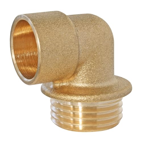 SOMATHERM FOR YOU - passend Messing Schweiß - Messing 90 ° -Bogen 12 Ø - Male 15/21 von SOMATHERM FOR YOU