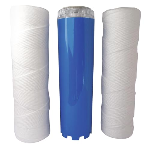 AQUAWATER 105013 Los 3 Warenkorb: 2filt ANTICAL Excellence-Kit - Packung mit 3 Patronen (2 + 1 AntiCalc Filtration/Korr) - Länge 24m, None, Norme von AQUAWATER