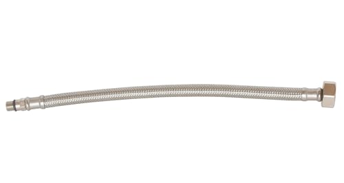 SOMATHERM FOR YOU - flexible Sanitärarmaturen, kurze Verlängerung 10/100 Male - Female Mutter rechts 15/21 (1/2) drehen - Länge 30 cm - DN8 von SOMATHERM FOR YOU