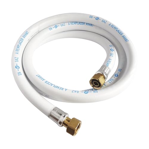 SOMATHERM FOR YOU B656-20 SOMATHERM for YOU-B656-20 – Schlauch aus Gummi Länge Lebensdauer 10 Jahre – zur Stromversorgung des Geräts mit natürlichem Gas, grau, 2 m von SOMATHERM FOR YOU