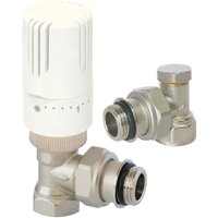 Somatherm KITH Thermostat-Set, einfach, Winkel 15-21, vernickelt Somatherm KITH Thermostat-Set, einfach, Winkel 15-21, vernickelt von SOMATHERM