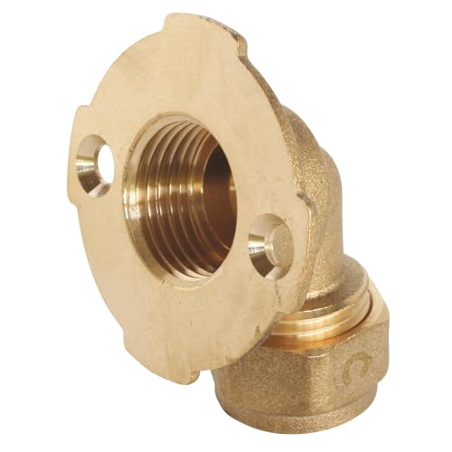 SOMATHERM FOR YOU - Sanitär-Klemmwinkelverschraubung 105° (zum Anschrauben) für PER-Rohr Ø12 - IG 15/21 (1/2''), Ermöglicht die Verbindung eines PER-Rohrs Ø12 durch einfaches Anschrauben an eine Mutter ohne Spezialwerkzeug (2 Maulschlüssel genügen). von SOMATHERM FOR YOU