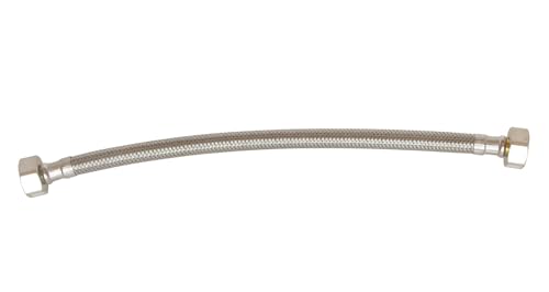 SOMATHERM FOR YOU - Sanitärschlauch Anschluss rechte drehbare Mutter Weiblich 20/27 (3/4') - rechte drehbare Mutter Weiblich 20/27 (3/4') - Länge 100 cm - DN10 von SOMATHERM FOR YOU