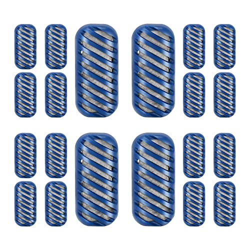 [Enhance] 20er-Pack Demineralisierungskartusche kompatibel mit HoMedics Total-Comfort Ultraschall-Luftbefeuchter Entkalkung Tabletten Filter Ersatz für Wasserentmineralisierer Oval Blau von SOMEWAYTOP