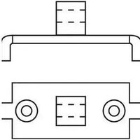Somfy - 9910017 Horizontal-Steckerbedienerhalterung von SOMFY