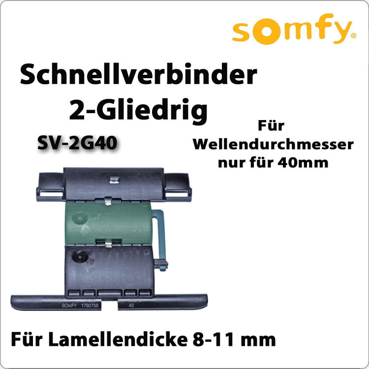 Schnellverbinder SV-2G40 von SOMFY