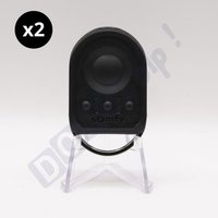 Somfy - Set aus 2 Fernbedienungen Keygo 4 rts - 4 Kanäle - Frequenz 433,42 MHz - Kompatibel mit Automatismus von SOMFY