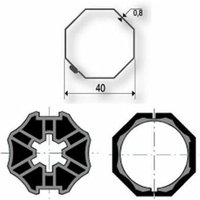 Adapterset Deprat 40 Für 35mm Somfy ® Motoren von SOMFY