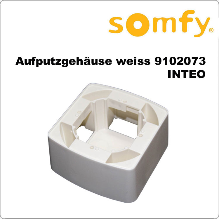 Somfy Aufputzgehäuse weiß für Inteo Schalterprogramm von SOMFY
