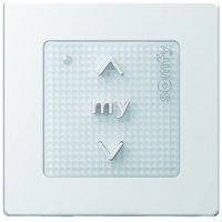 Somfy Smoove 1-Kanal Wandsender Origin RTS mit Drucktasten inkl. Rahmen Nr. 1810 von SOMFY