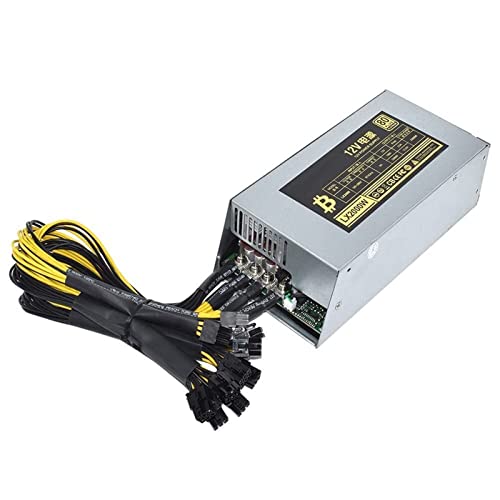 SOMKB 2000W 12V 166A ETH Mining Machine Netzteil 220-240V Eingang 10x6Pin 80% Effizienz Multi-GPU für BTC Antminer Bitcoin S7 S9 SOMKB 2000W 12V 166A ETH Mining Machine Netzteil 220-240V Eingang 10x6Pin 80% Effizienz Multi-GPU für BTC Antminer Bitcoin S7 S9 von SOMKB