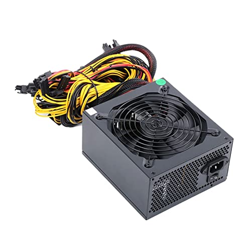 SOMKB 2000W 2400W 2600W 160V-240V ATX ETH Mining Bitcoin Netzteil 95% Effizienz für 3060 3070 3080 Miner Rig (2400W bis 2600W US) von SOMKB