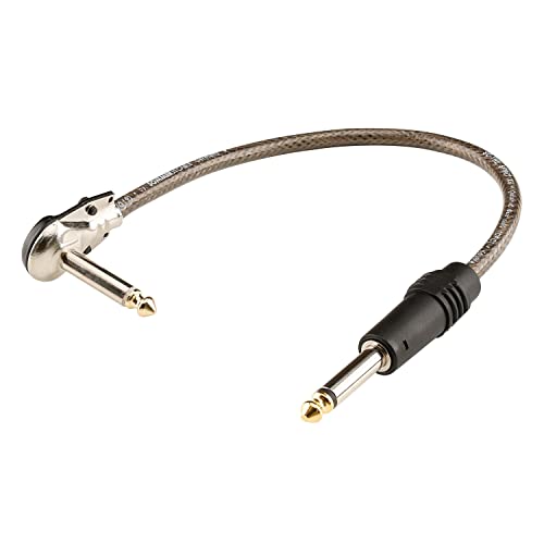 SommerCable 60cm Gitarren- Effektgerätekabel SC-Spirit XS 1x 0,75mm² mit 1x gewinkeltem HICON 6,3mm Flachstecker/Pancake - XS48-0060 von SommerCable