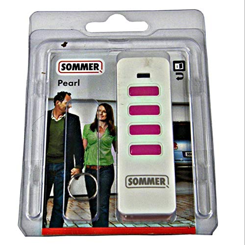 SOMMER PEARL Handsender Funk Fernbedienung 4-Kanal (4018V003 weiss/rose) von SOMMER