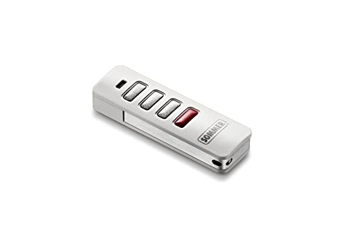 SOMMER Pearl Status Handsender weiß/Edelstahl S10448-00001 von SOMMER