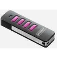 Pearl 4018 Schwarzer Fernbedienungssender mit rosa Tasten – Somloq2 – 868 MHz – 4 Kanäle – 4018V001 - Sommer von SOMMER