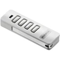 Pearl 4018 weiße Senderfernbedienung mit edelstahlgrauen Tasten - somloq2 - 868 MHz - 4 Kanäle - 4018V020 - Sommer Pearl 4018 weiße Senderfernbedienung mit edelstahlgrauen Tasten - somloq2 - 868 MHz - 4 Kanäle - 4018V020 - Sommer von SOMMER