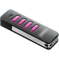 Pearl Vibe 4019 Schwarzer Fernbedienungssender mit rosa Tasten – Somloq2 – 868 MHz – 4 Kanäle – 4019V001 - Sommer von SOMMER