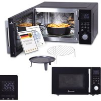 Sommertal 4in1 Mikrowelle MW2200 25L - Touch, Grill, Heißluft, 8 Programme, 99 Min Timer, Kindersicherung, Express-Start, Rost, Crisp-Pfanne Sommertal 4in1 Mikrowelle MW2200 25L - Touch, Grill, Heißluft, 8 Programme, 99 Min Timer, Kindersicherung, Express-Start, Rost, Crisp-Pfanne von SOMMERTAL