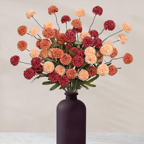 SOMYTING Kunstblumen 12 Stück Künstliche Hortensienblüten Künstliche Pflanzen Blumen Deko Seidenblumen Hortensien Blumenarrangements Kernstück Hochzeit Blumenstrauß Garten Deco (12, Gemischte Farbe) von SOMYTING