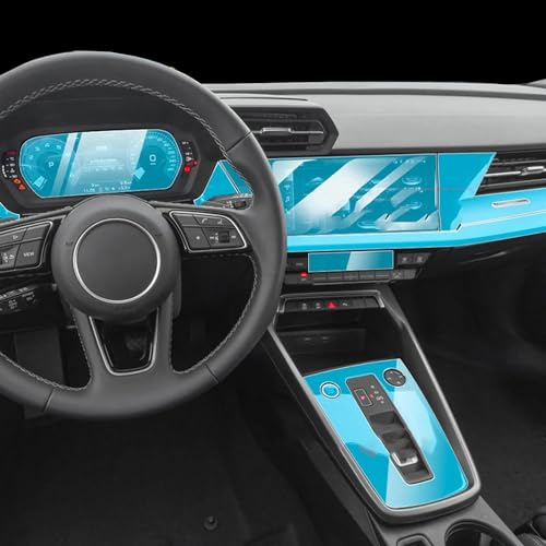 SONAMUA Transparente TPU-Schutzfolie für den Innenraum der Mittelkonsole des Autos, für Audi A3 8Y 2021-2023 von SONAMUA