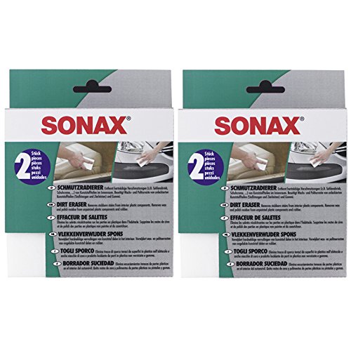 SONAX 2X 04160000 SchmutzRadierer Schuhcreme Wachs Politur Entferner 2 Stück von SONAX