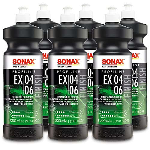 6x 1 L LITER SONAX PROFILINE EX 04-06 PROFIPOLITUR POLITUR KRATZERENTFERNUNG von SONAX