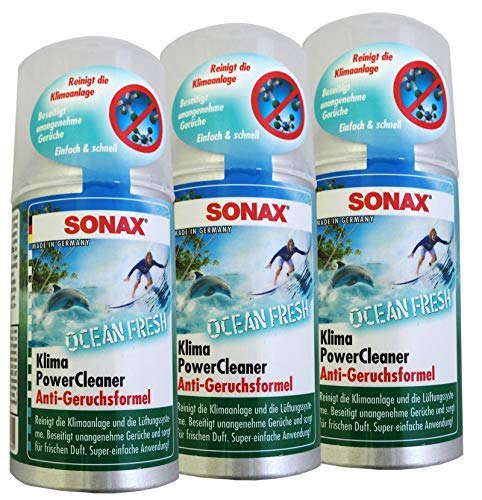 Preisjubel 6 x SONAX KlimaPowerCleaner Ocean-Fresh 100ml, Klimaanlagenreiniger, Klimagerät von SONAX