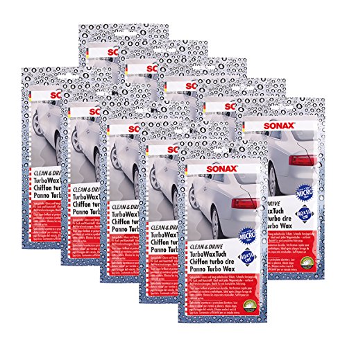 SONAX 10x 04140000 Clean&Drive TurboWaxTuch 40x50 Wachstuch 1 Stück SONAX 10x 04140000 Clean&Drive TurboWaxTuch 40x50 Wachstuch 1 Stück von SONAX