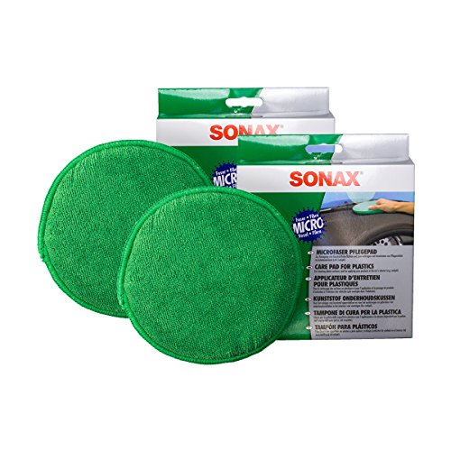 SONAX 2X 04172000 MicrofaserPflege Pad Cockpitpflege 1 Stück von SONAX
