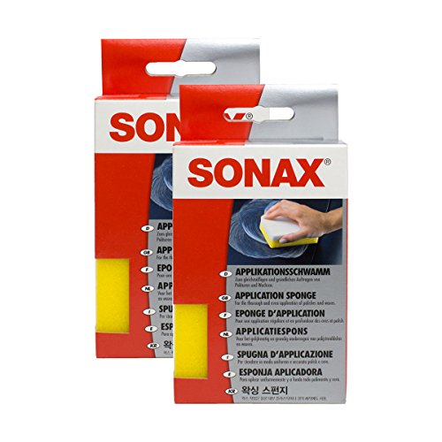 SONAX 2X 04173000 ApplikationsSchwamm Politur Wachs 1 Stück von SONAX