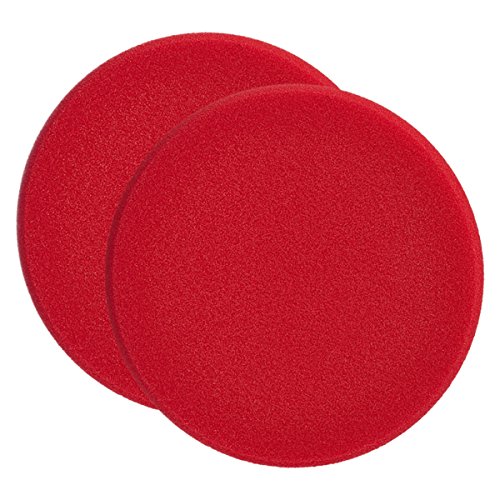 SONAX 2X 04931000 PolierSchwamm rot 160 (hart) SchleifPad 1 Stück von SONAX