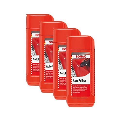 SONAX 4X 03001000 AutoPolitur für Buntlack & Metalliclack 250ml von SONAX