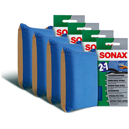 SONAX 4X 04171000 ScheibenSchwamm 1 Stück von SONAX