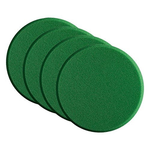 SONAX 4X 04930000 PolierSchwamm grün 160 (medium) StandardPad 1 Stück von SONAX