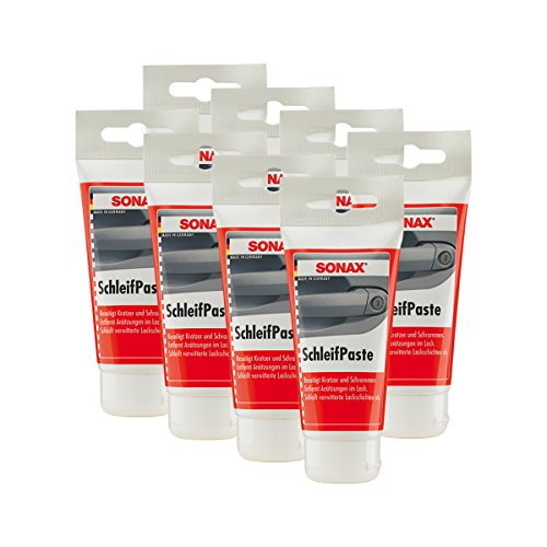 SONAX 8X 03201000 SchleifPaste Silikonfrei Schleifpolitur 75ml von SONAX