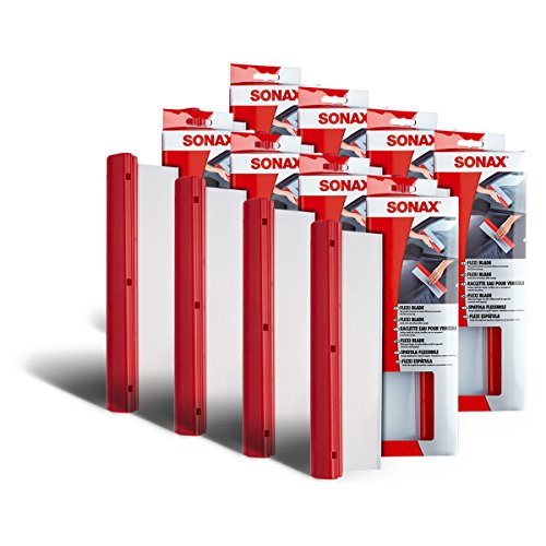 SONAX 8X 04174000 FlexiBlade Wischer Wasser Abzieher Silikon 1 Stück von SONAX