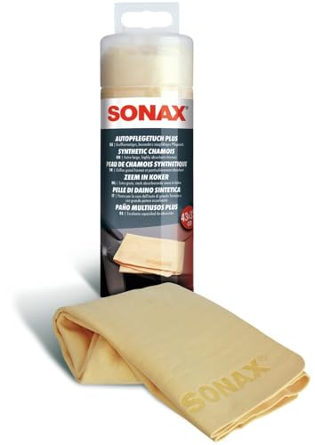 SONAX AUTOPFLEGETUCH PLUS AUTO PFLEGETUCH PFLEGE TUCH FENSTERLEDER REINIGUNG von SONAX