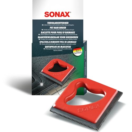 SONAX TierhaarEntferner (1 Stück) ermöglicht Haare effizient und gründlich aus schwer erreichbaren Ecken zu entfernen | Art-Nr. 04978000 von SONAX