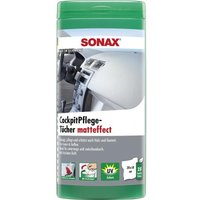 Cockpit Pflege Tücher matteffect 25 Stk in Box für Kunststoff, Holz, Gummi - Sonax von SONAX