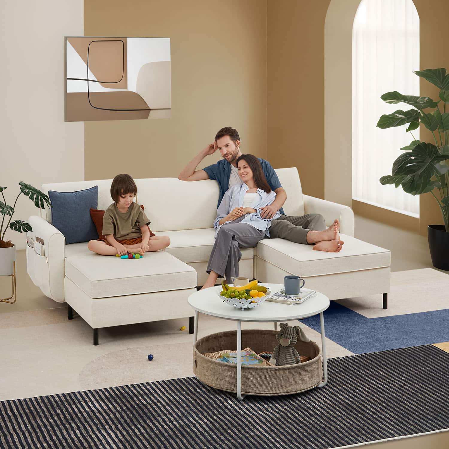 COMBIE Kollektion - 5 Teile Modulares Sofa COMBIE Kollektion - 5 Teile Modulares Sofa von SONGMICS HOME