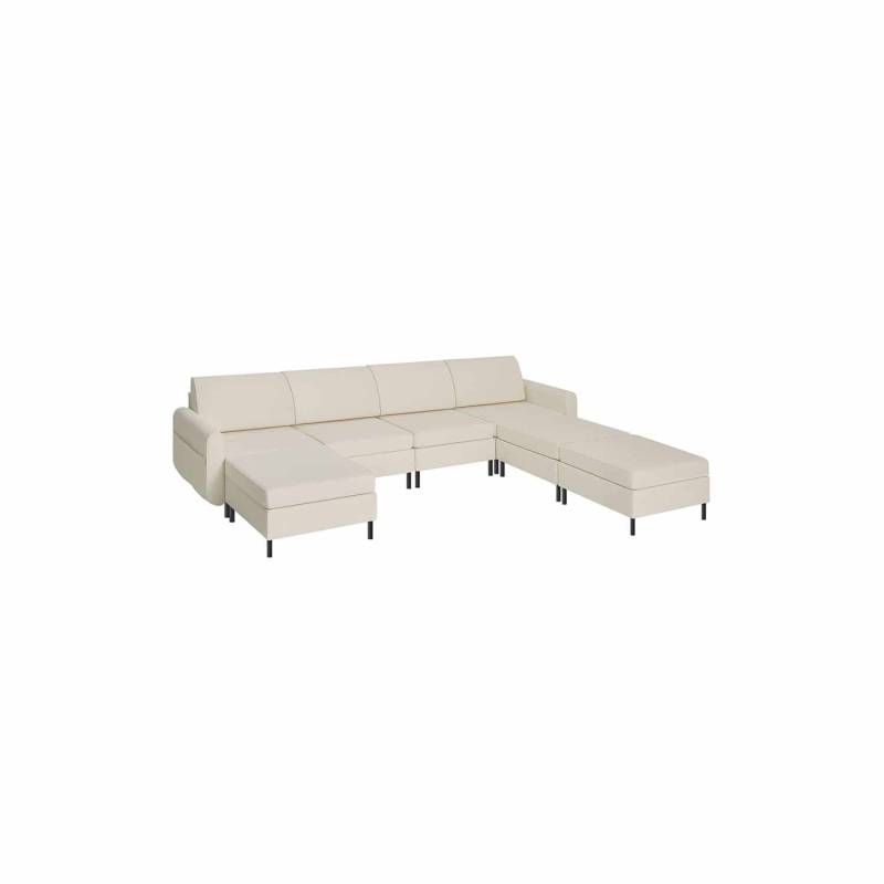 COMBIE Kollektion - 7 Teile Modulares Sofa von SONGMICS HOME