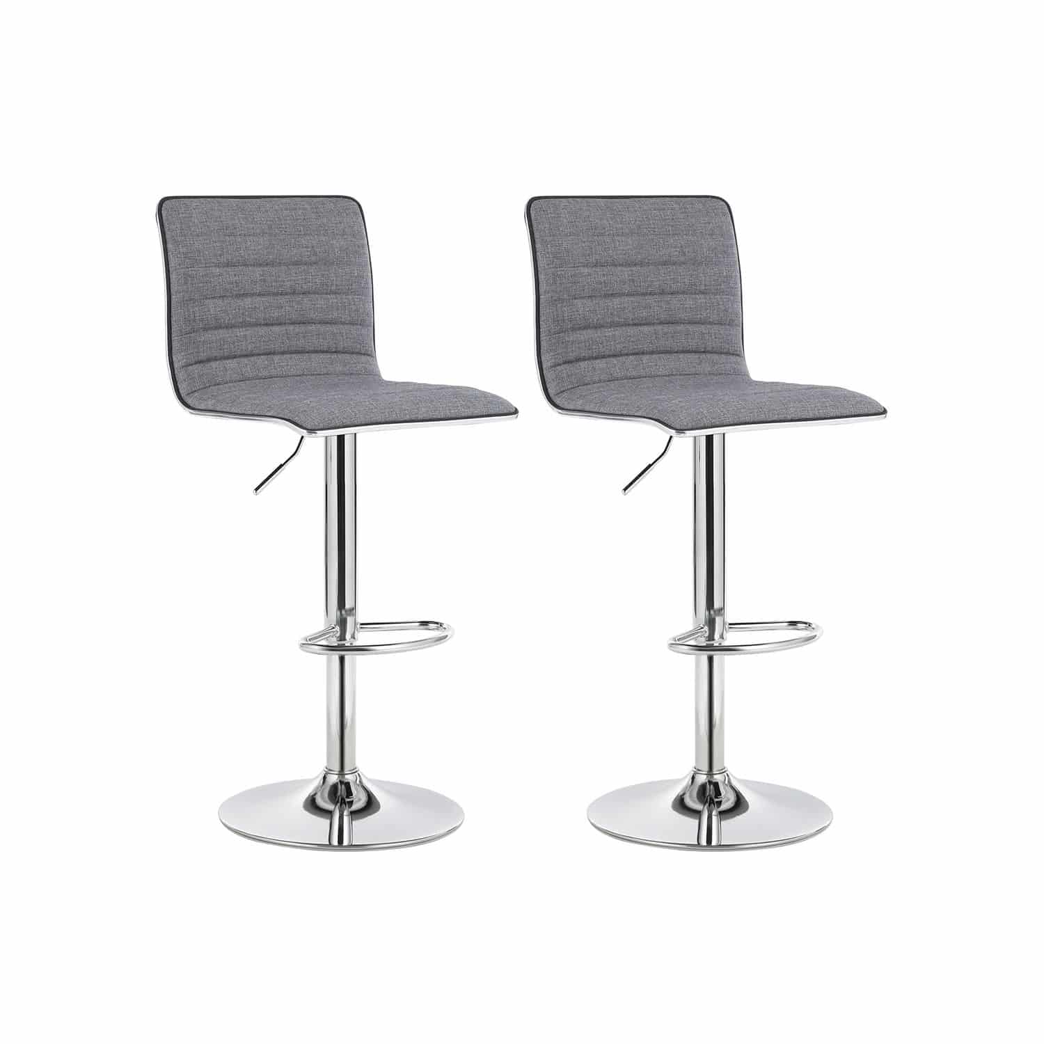 2er-Set Barhocker mit Rückenlehne von SONGMICS