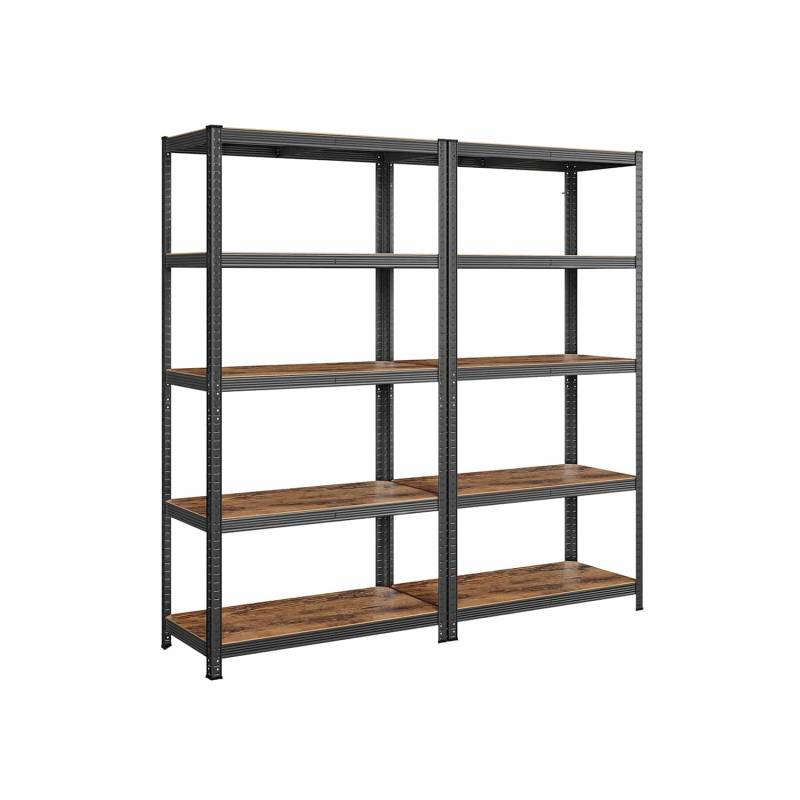 2er Set Standregal 200 cm hoch von SONGMICS
