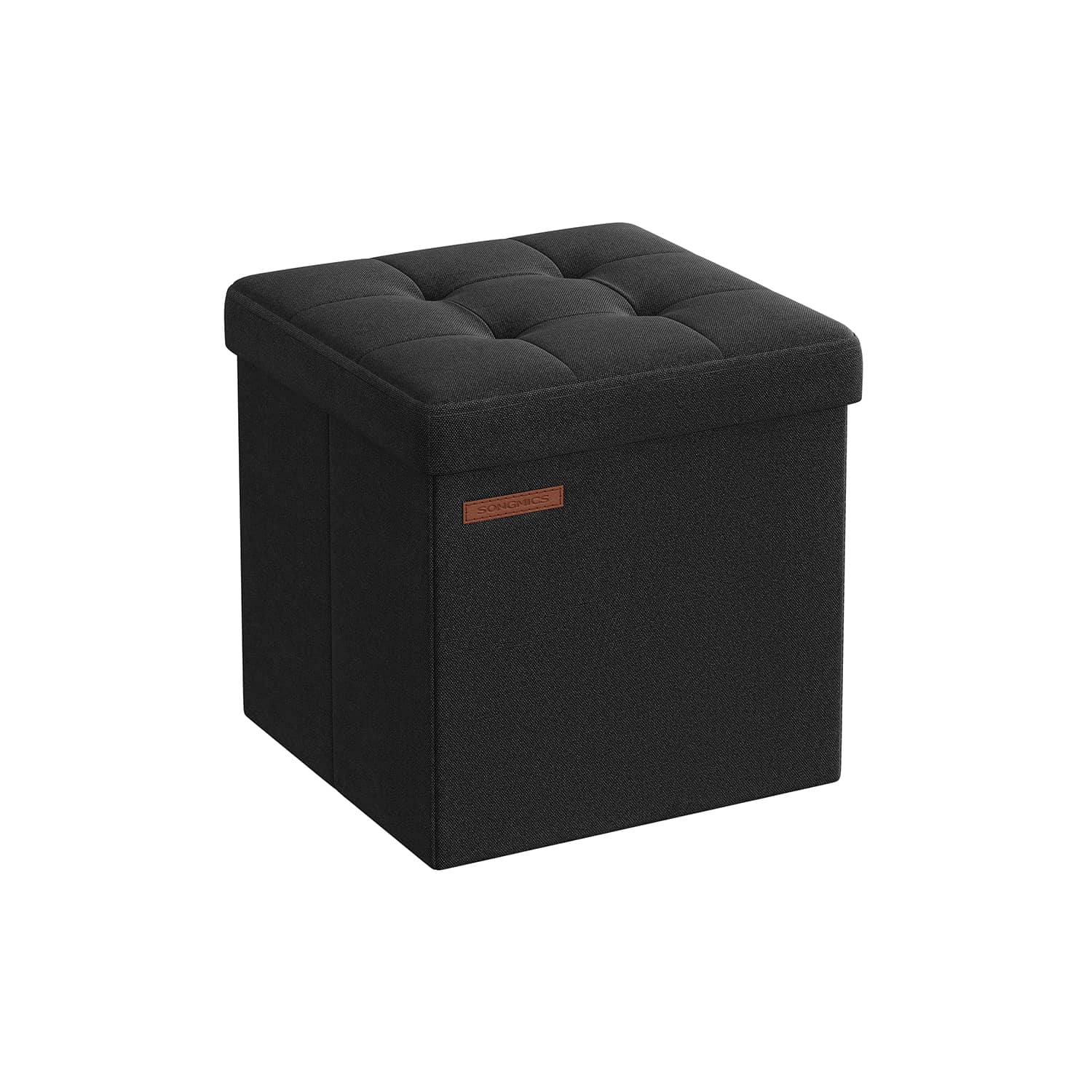 30 cm Sitzbank mit Stauraum basisschwarz von SONGMICS