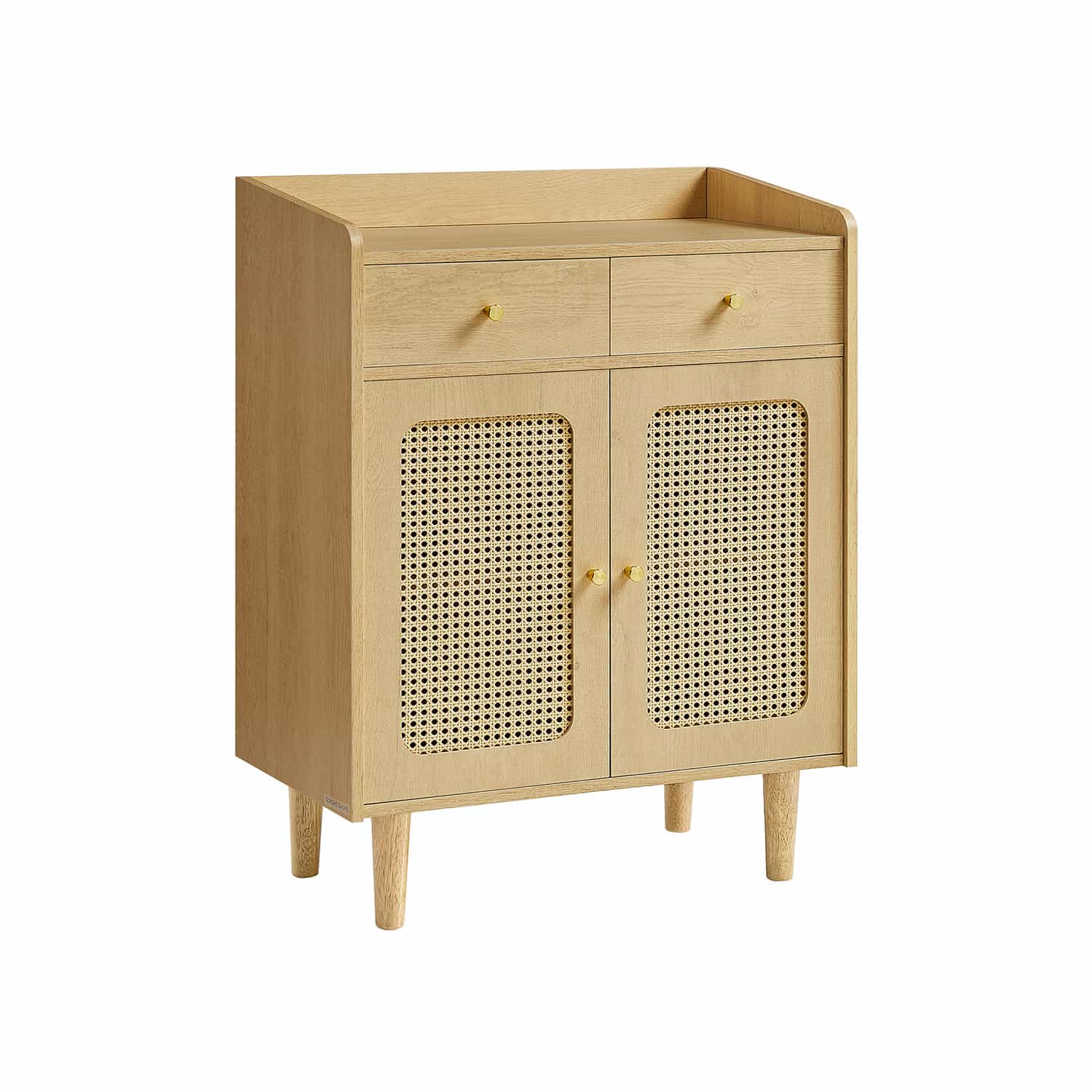 BOHOVEN Kollektion Sideboard mit Türen in Rattan-Optik eichenbeige von SONGMICS